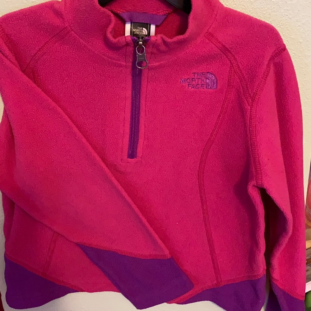 The North Face fleece 1/4 zip pullover